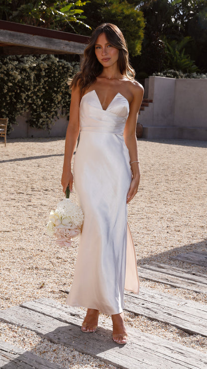 Valerie Maxi Dress - Champagne